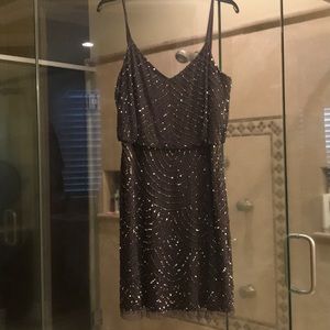 Sequined Adrianna Papell Dress